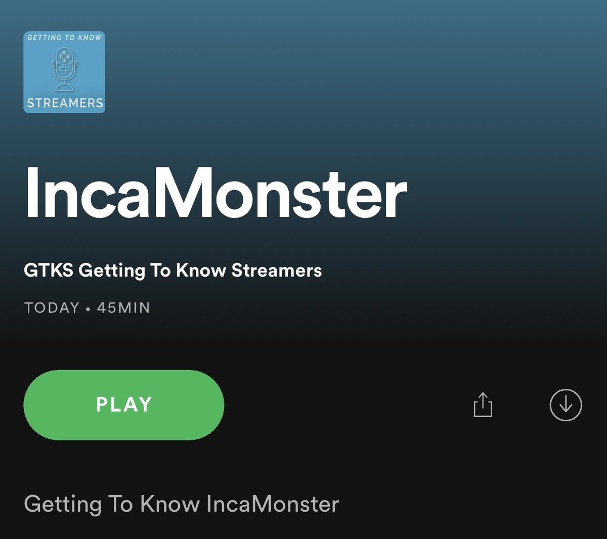 GTKSpodcast's tweet photo. New Episode is up with special guest @IncaMonster24 ! What an amazing dude, so down to earth and a great streamer! Be sure to give the episode listen! @Spotify @ApplePodcasts @GooglePlay @SupStreamers @PromoteGamers @StreamerNews https://t.co/w6a2qhLif0