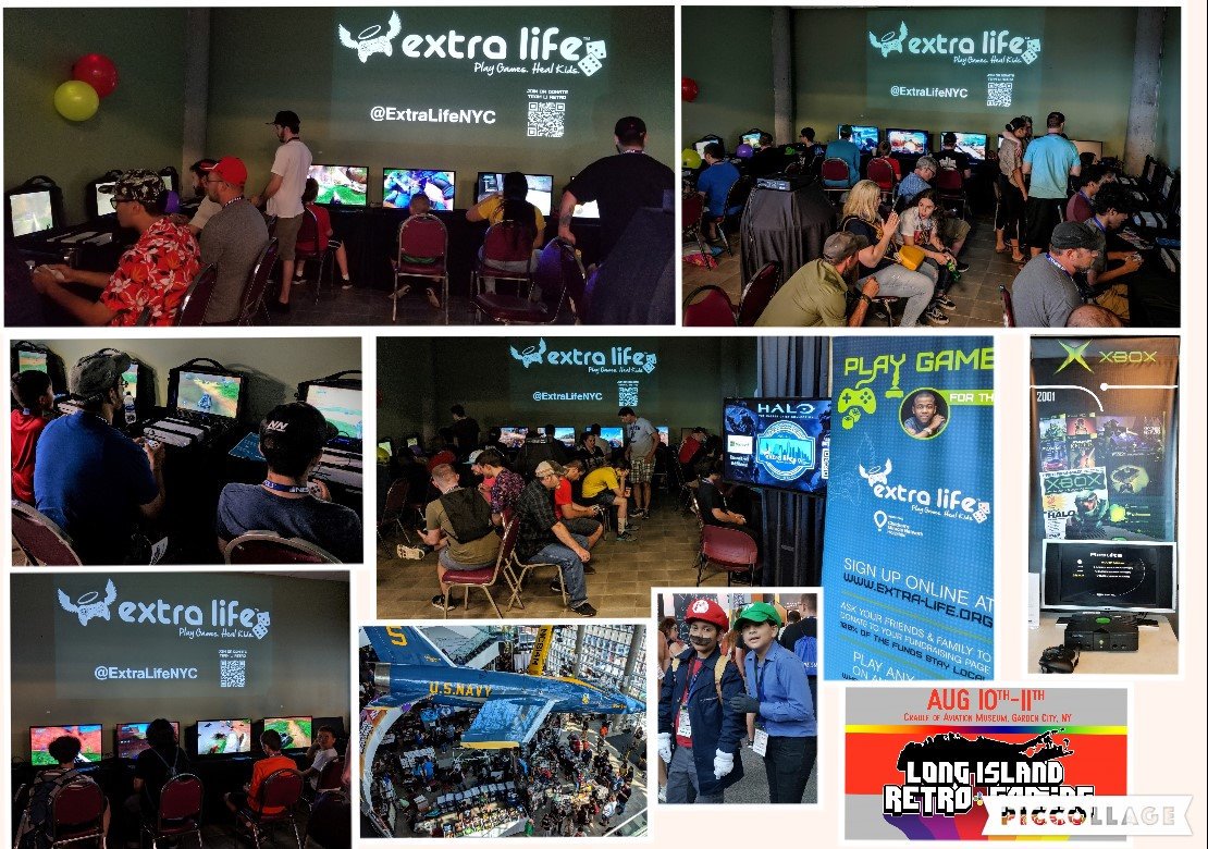 JerelynZontini's tweet photo. @ExtraLifeNYC @Liretro #2019gamingexpo #partners #playgames #healkids https://t.co/Nu2zjFuuMN