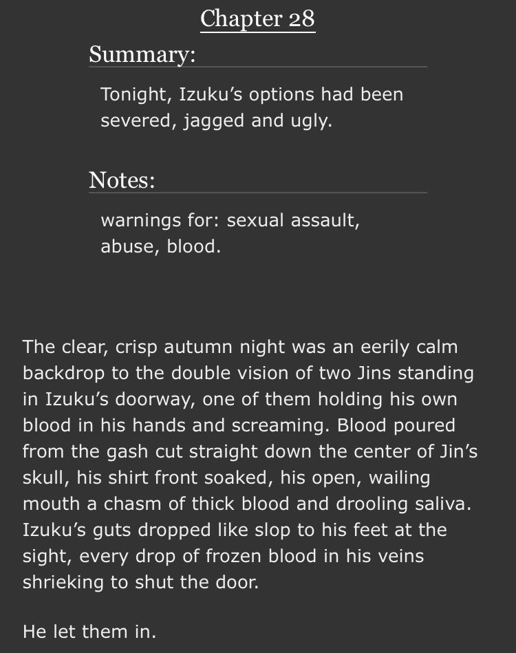 Quiet Rapture | CH28 | 4.3k | NSFW 

archiveofourown.org/works/12792258…