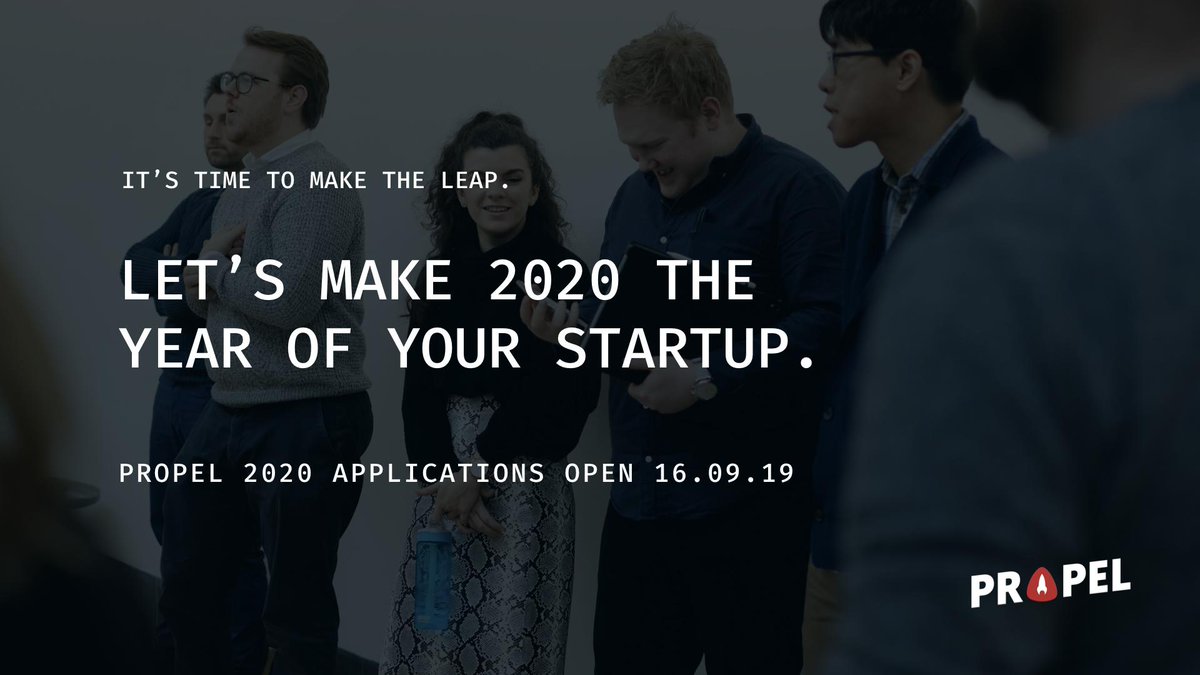 It's almost time. Propel 2020 applications open in 2 weeks.

Schedule a chat: calendly.com/igniteni-team/…