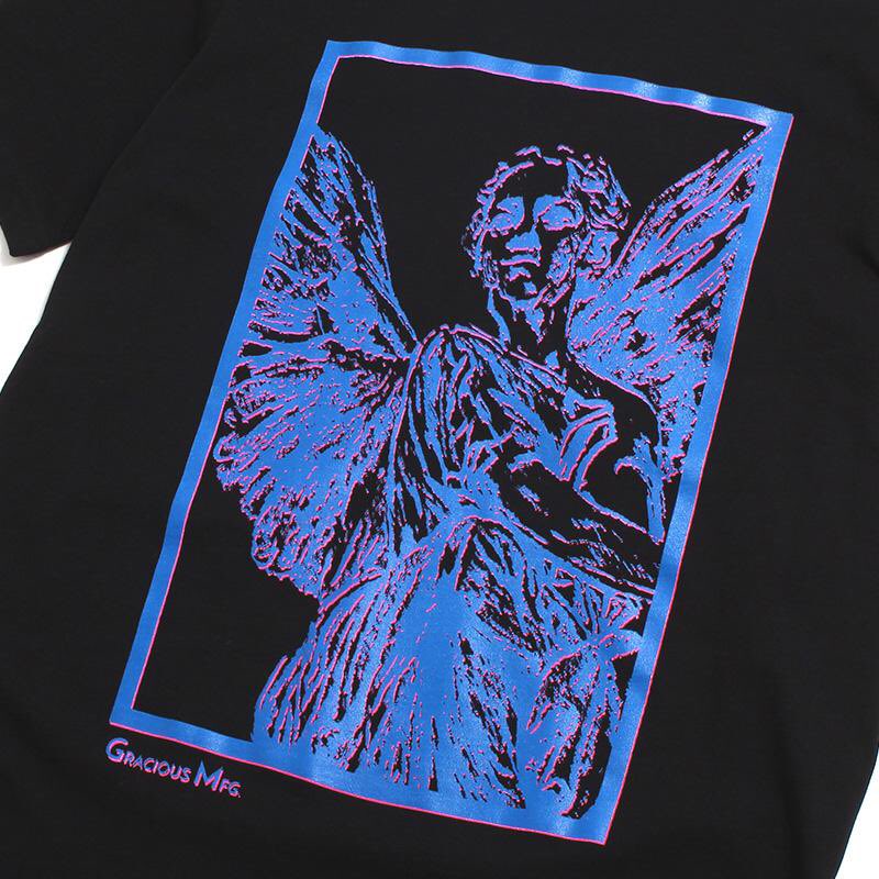 graciousmfg's tweet photo. The main graphic in the Fly Away Capsule was inspired by angelic Baroque style sculptures - 100% Combed Cotton #StayGracious Link to Purchase: https://t.co/WMqvFl1QBp https://t.co/nMEdN4fXis