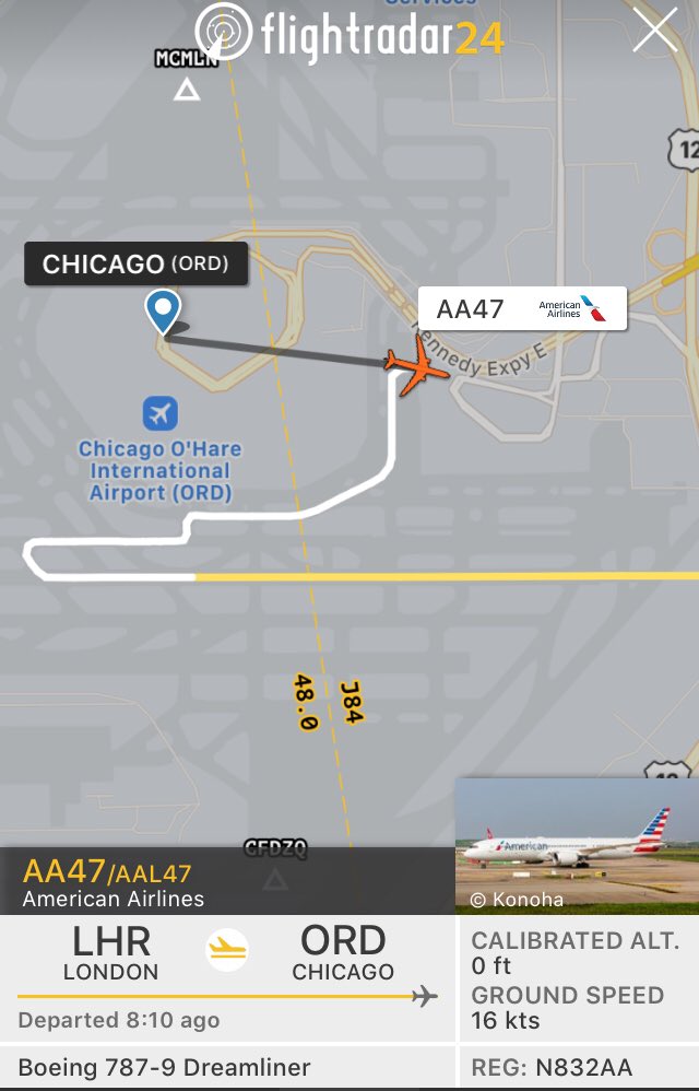 WindyCityWxMan's tweet photo. @EricTendian @atclew58 @ORDInsider @ORDGeek #AA47 was one of the 28R arrivals. Can’t find the other. https://t.co/eDQ1aR3G5V