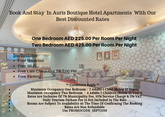 abhadubai's tweet photo. September 2019 Promotion!! Book with us!! 

#mydubai #auris #boutique #aurisboutique #hotel #apartment #september #offer #rates #discounts #dubai #uae https://t.co/yACrEhd50m