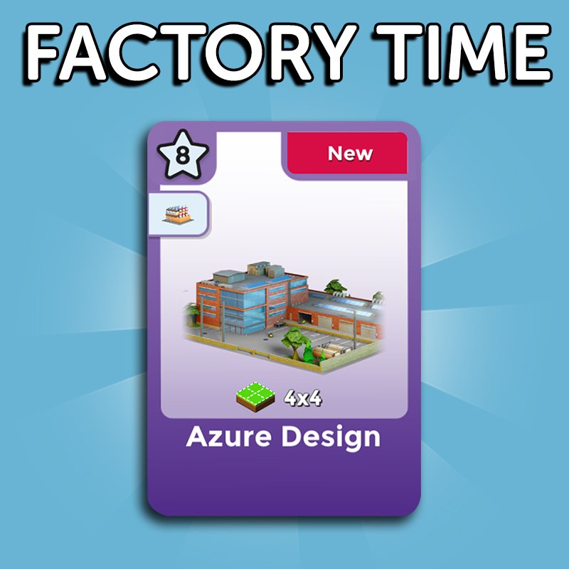 Citytopiagame's tweet image. The #AzureDesign is a factory of epic proportions (Even though it looks like and office building)! Have you unlocked this one yet? #FactoryTime #Citytopia