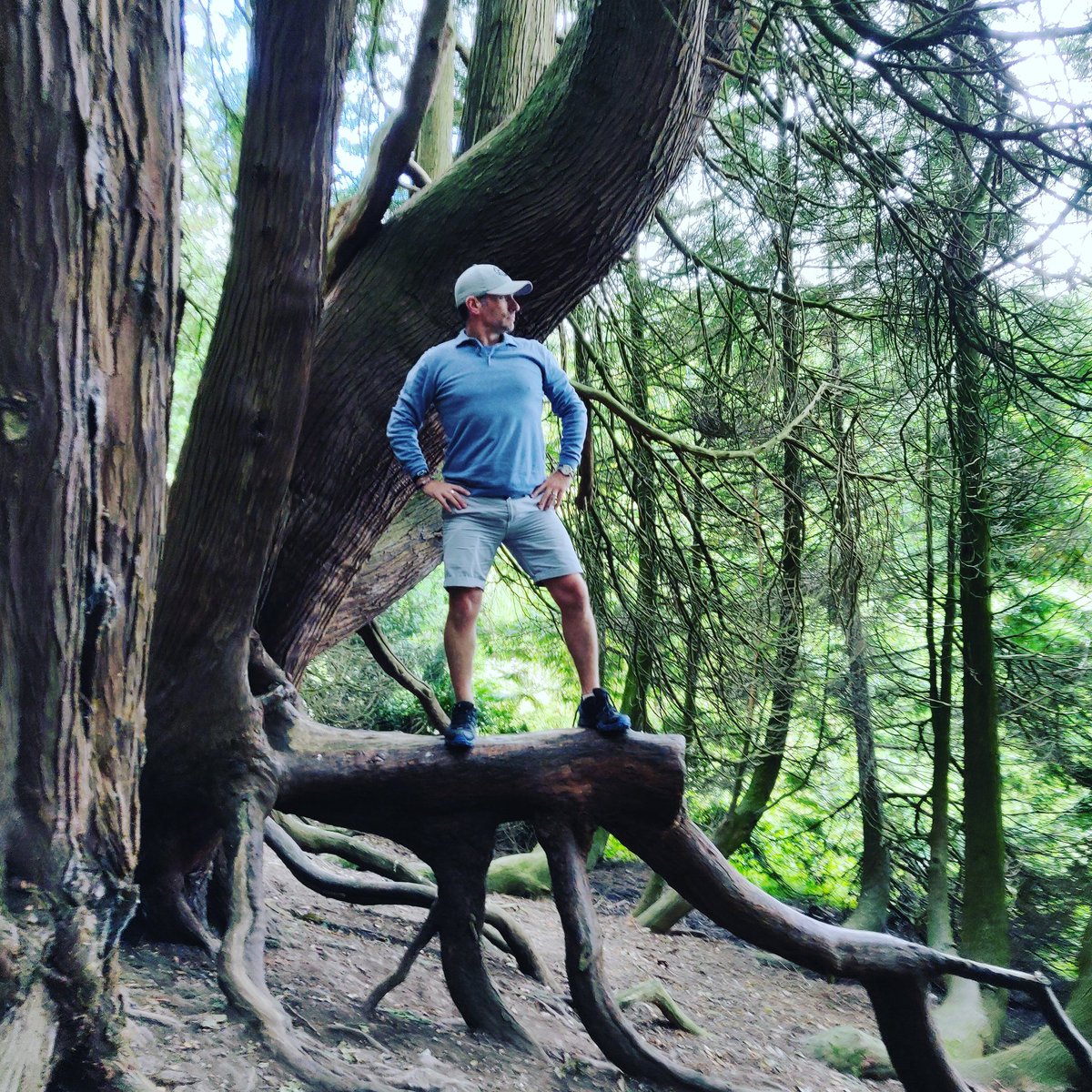 No matter what the weather being outside in the fresh air is fantastic for mental & physical well-being. Even if I did nearly break something climbing smoothly onto the tree.  #Wellbeing #Wellness #CBT #Mindfulness #physicalwellness #lifecoaching #mhfawellbeing #getoutside