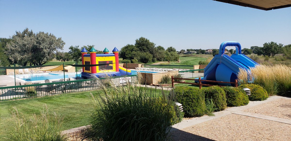 Celebrate Labor Day <a href="/GolfSouthwind/">The Golf Club at Southwind GC_KS</a> Perfect day to cool off at the pool!  Plus try out the bounce house and waterslide!  #LaborDay2019 😎🏊🏻‍♀️👙