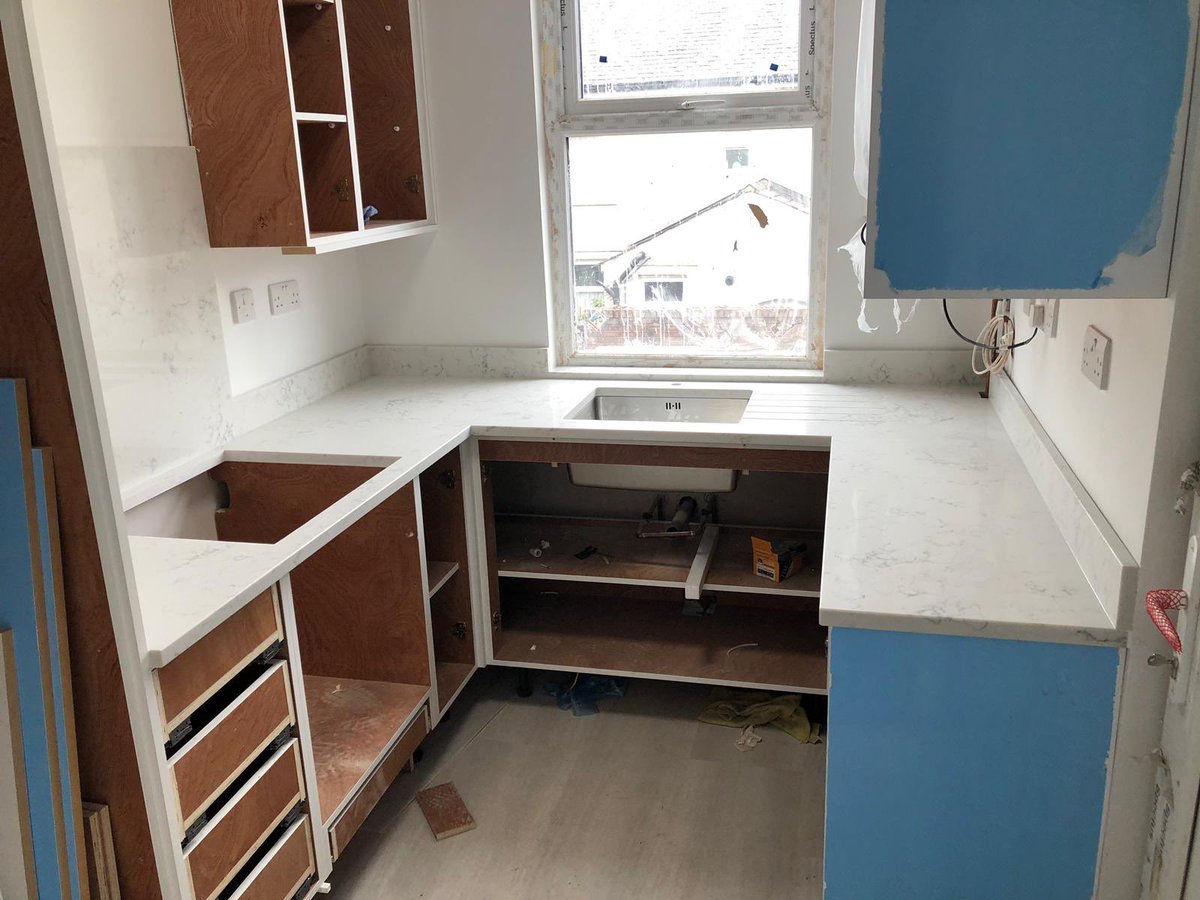 marblecreations's tweet photo. #Carrara quartz worktops installed in Lancashire ! https://t.co/me2NtgSp5W