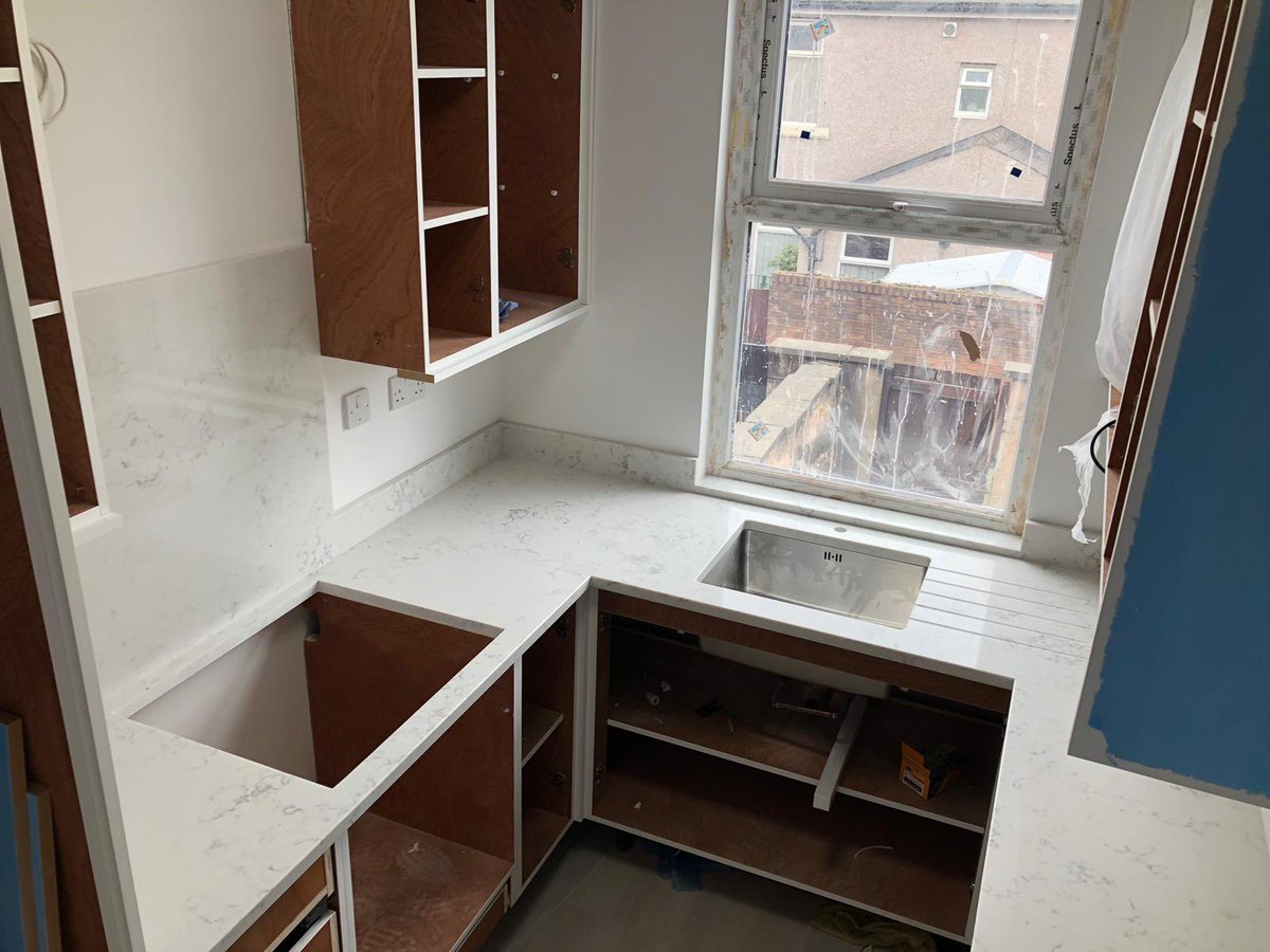marblecreations's tweet photo. #Carrara quartz worktops installed in Lancashire ! https://t.co/me2NtgSp5W