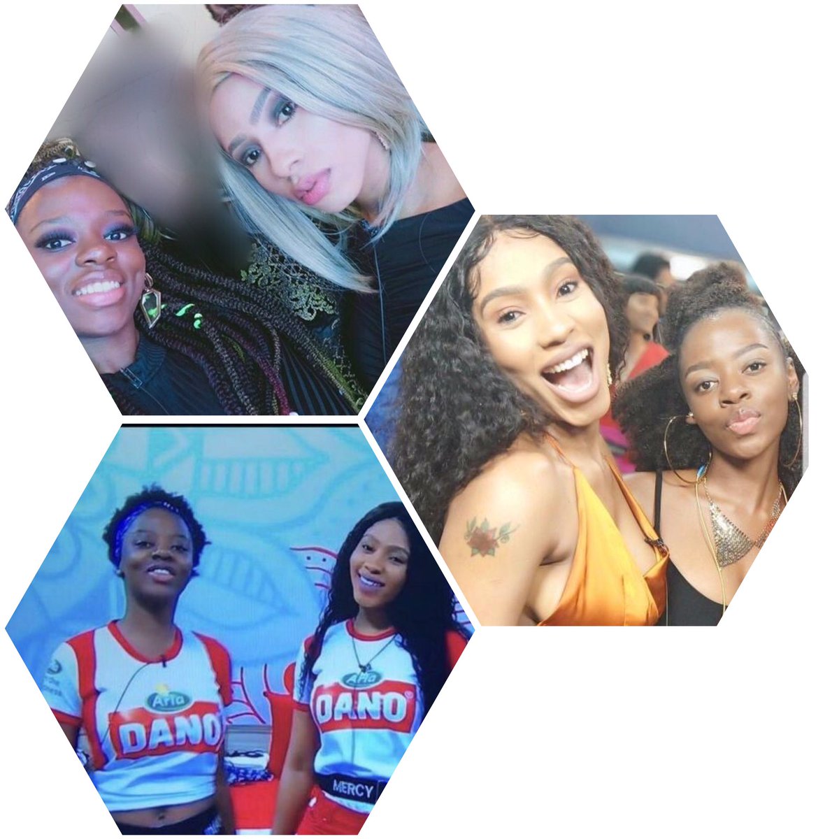 Mericalova's tweet image. Who else noticed how excited Diane was for Mercy? She practically jumped on Mercy with so much energy....she was genuinely happy for her friend's victory #BBNajia 
#September4Mercy 
#October6ForMercy
#NoMercyNoPepper 
#LamboNation