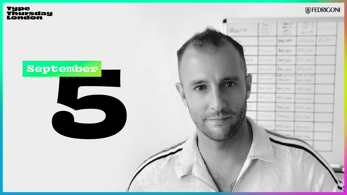 TypeThursdayLON's tweet photo. Come to #typethursdaylon @FedrigoniUK 6pm Thurs 5th Sept 🙌THIS COMING THURSDAY 🙌
Last minute tickets here 👉https://t.co/y9seMLImL5 👆️️️
Meet the presenters! 👇
@FontPeople founder Jason Harcombe will be speaking about the commerce of type 👏@harcombe10  @TypeThursdayLON https://t.co/llpfrMTr2v