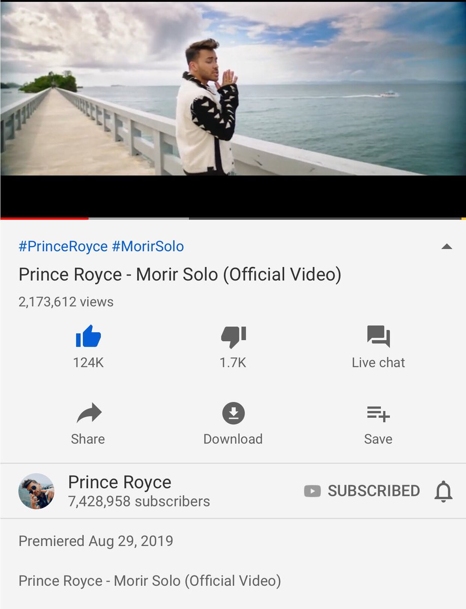 jkoquendom's tweet photo. @PrinceRoyce We’ve hit over 2.1M 🎉#MorirSolo 😍🥰😁 lets keep it going 👏🏼👏🏼#Roycenaticas👏🏼👏🏼 #SincerelyRoyce 🔥 #PrinceRoyce another number 1 hit💙🤗 #OnRepeat https://t.co/0aDIkzJWav
