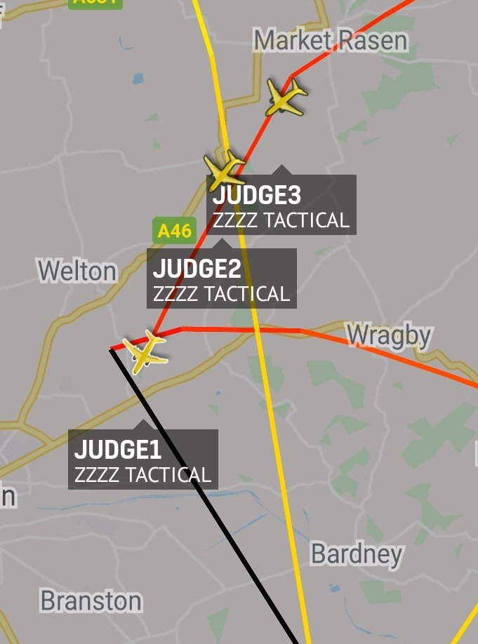 is_keelu's tweet photo. 3× German Air Force
Eurofighter EF2000 Typhoon's??
Spotted N/W of Lincoln, #England
#JUDGE1 #3F9738
#JUDGE2 #3E8E82
#JUDGE3 #3EB51B
#FighterJets #JetFighters #Jets #Planespotting #Planespotter #aviation #militaryaviation #Planespotters https://t.co/6nUQlZVC36