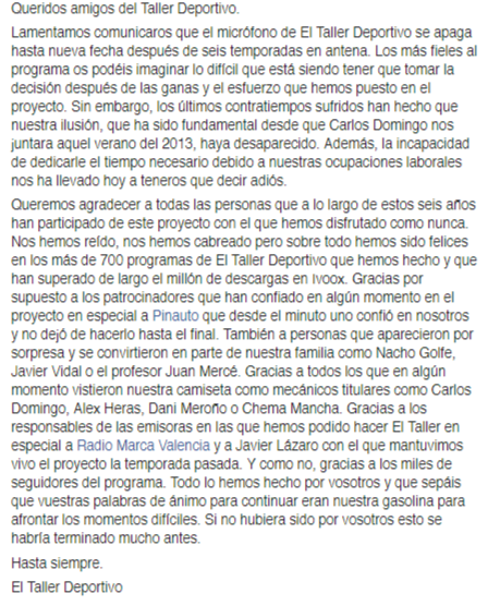 El Taller Deportivo tweet media