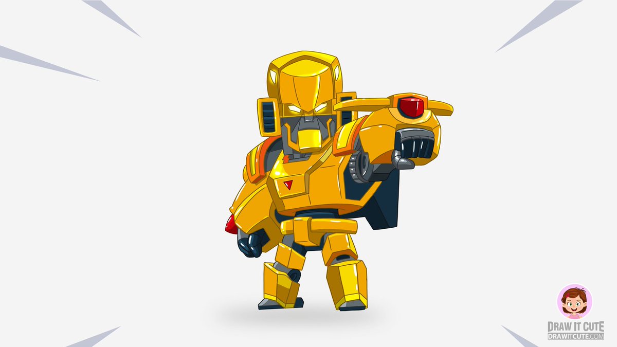 Draw It Cute On Twitter Golden Mecha Bo Skin From Brawl Stars Easy To Follow Step By Step Guide With A Coloring Page Coloring Page Https T Co H015mkavhv Brawlstarsskins Brawlstar Brawlstarsart Fanart Howtodraw Https T Co 29qm5etzk6 - coloring brawl star bo