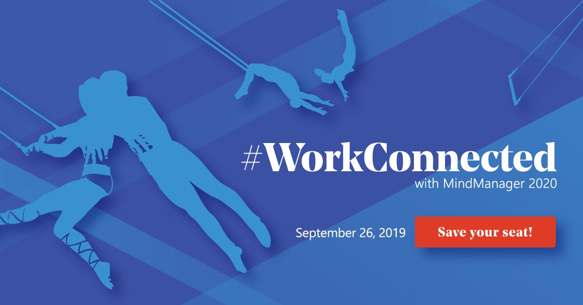 Mindjet's tweet image. #MindManager's #WorkConnected virtual event is bringing together thought leaders and executives to showcase the skills and attributes you need to work and think more visually. Register now! corl.co/2N76Wvp