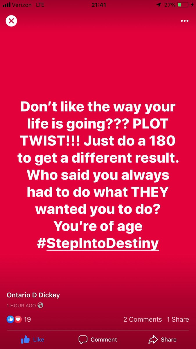 ontarioddickey's tweet photo. #StepIntoDestiny https://t.co/7kkTPpU2BM