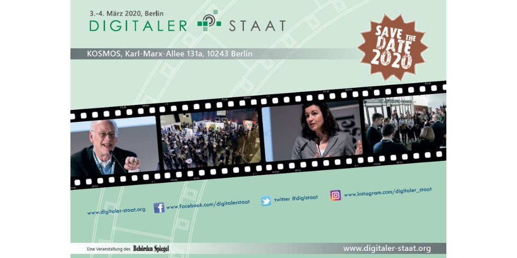 #PITS2019-Besucher aufgepasst: 2020 kommt #digistaat, trägt #Digitalisierung in #Stadt, #Land, #Dorf. Folgt @digitaler_staat! <a href="/ProllUwe/">Uwe Proll</a>