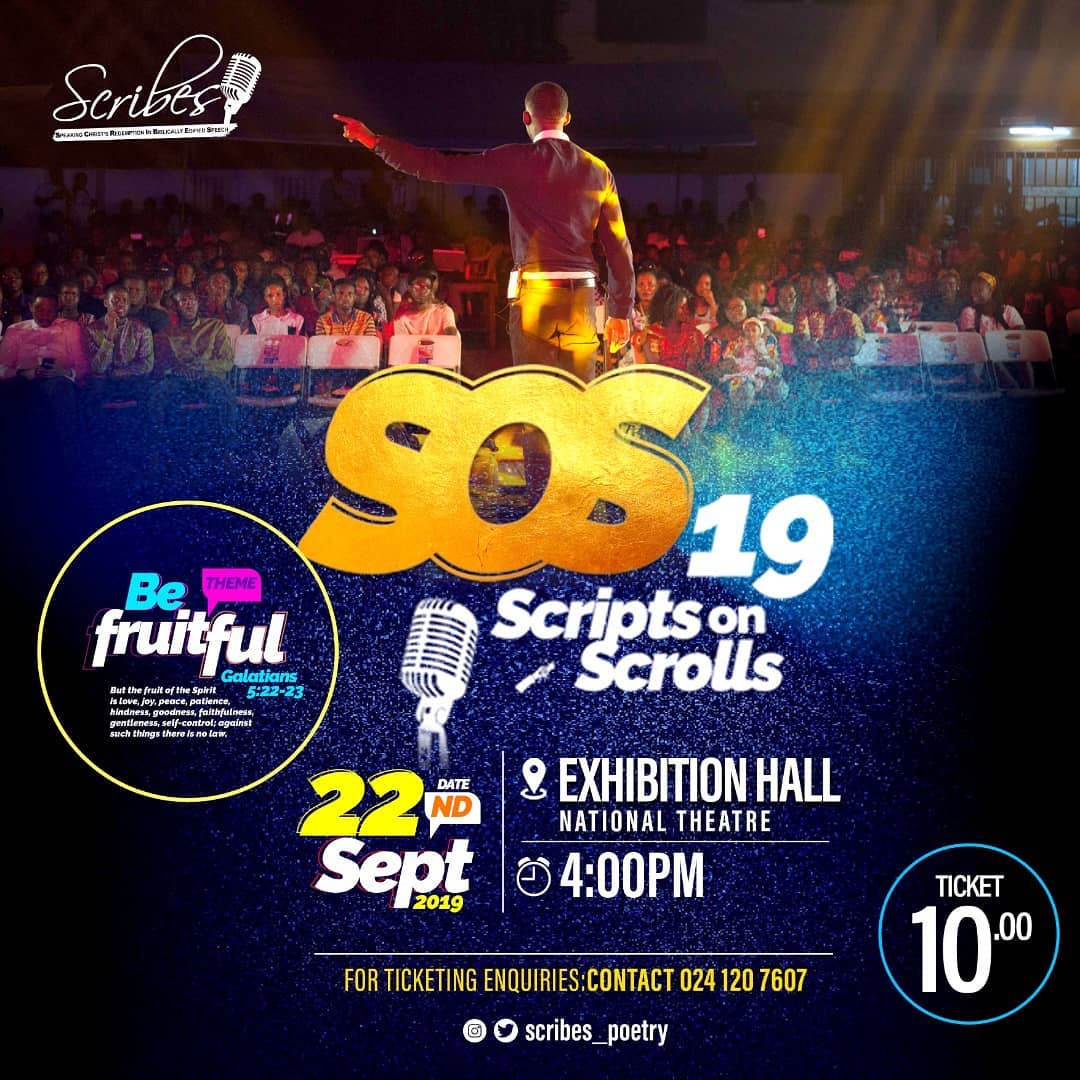 bigsteptheatre's tweet photo. These events have more in common than you can think 😉 And with just 30 Ghana cedi pɛ, you can find out for yourself 

#ScriptsOnScrolls19 #TheoArtically https://t.co/0F91ucVVgR
