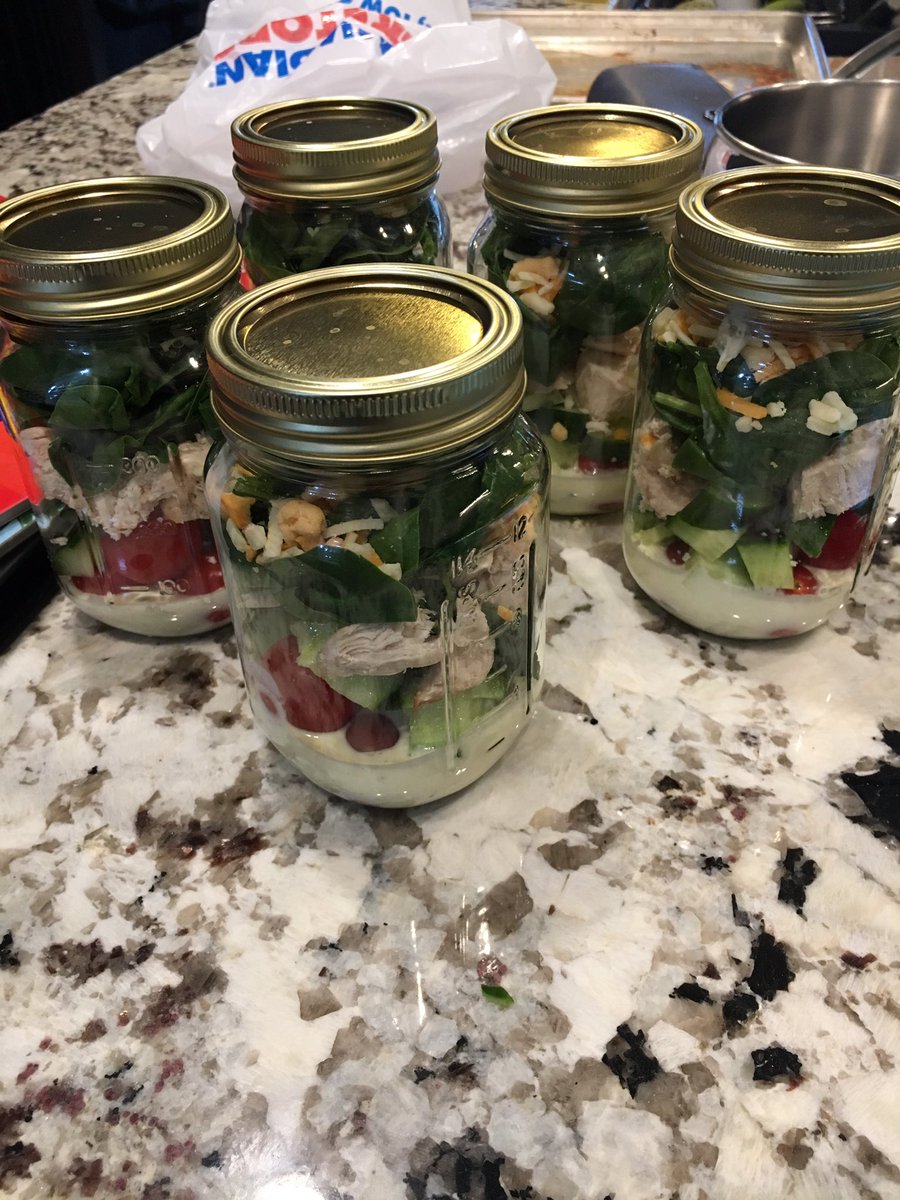 Lunches are prepped for the week!