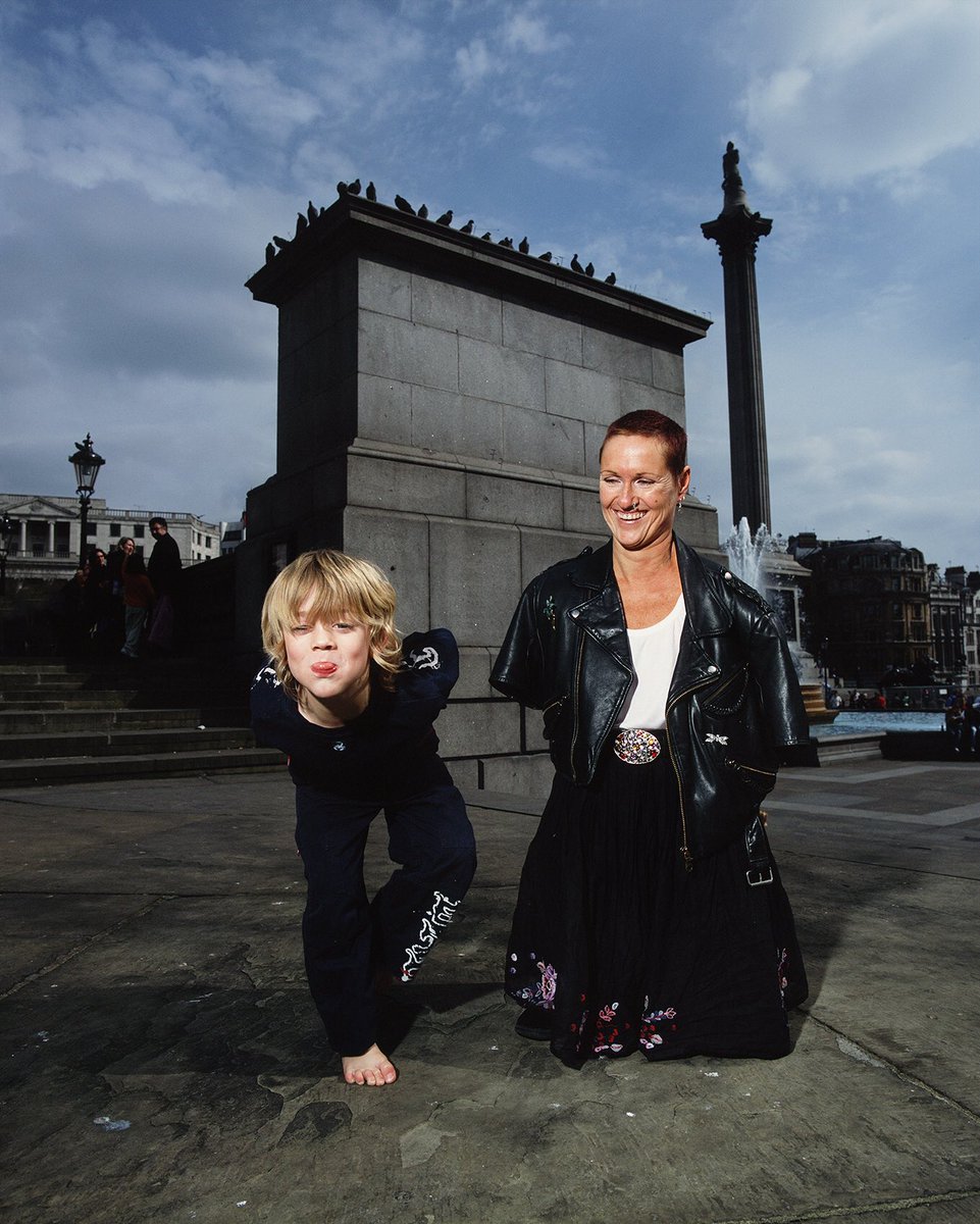 richardansett's tweet photo. Deepest condolences to Alison Lapper on the impossibly tragic loss of her 19 year old son #paryslapper . I have always loved this unpublished portrait of them both when we met at the site of the imminent installation of her sculpture in 2005. #alisonlapper #childofourtime https://t.co/kQvw0O3z6D