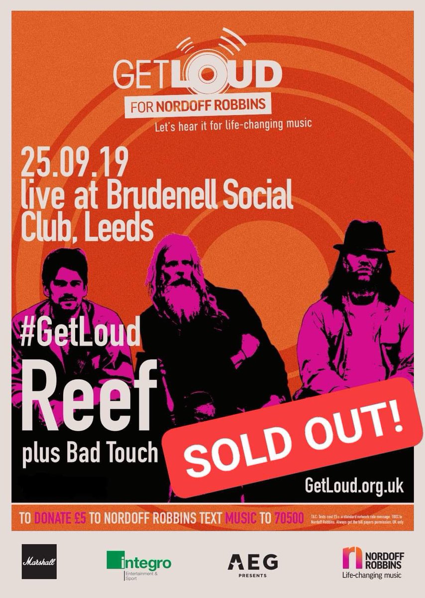 Our show for @NordoffRobbins1 at <a href="/Nath_Brudenell/">Nath Brudenell</a> Leeds has now SOLD OUT!
Good news to come back to after a wicked few days in Devon... Nice one Rockers 🤘🏕🏄🏽‍♂️🚌