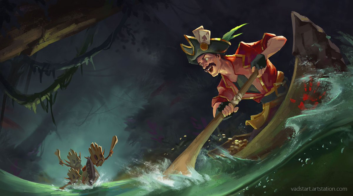 vadstart's tweet photo. Daring Escape, this is how i see my future Rogue in D&D's Tomb of Annihilation :P
#illustration #DnD #rogue #swashbuckler #chase #jungle #Tombofannihilation @Wizards_DnD #dungeonsanddragons #batiri #goblins https://t.co/PSYPxKIqmg