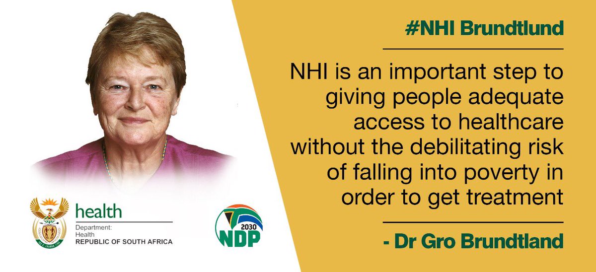 #GroBrundland from The Elders on #NHI . The Elders are in SA to support #NHI