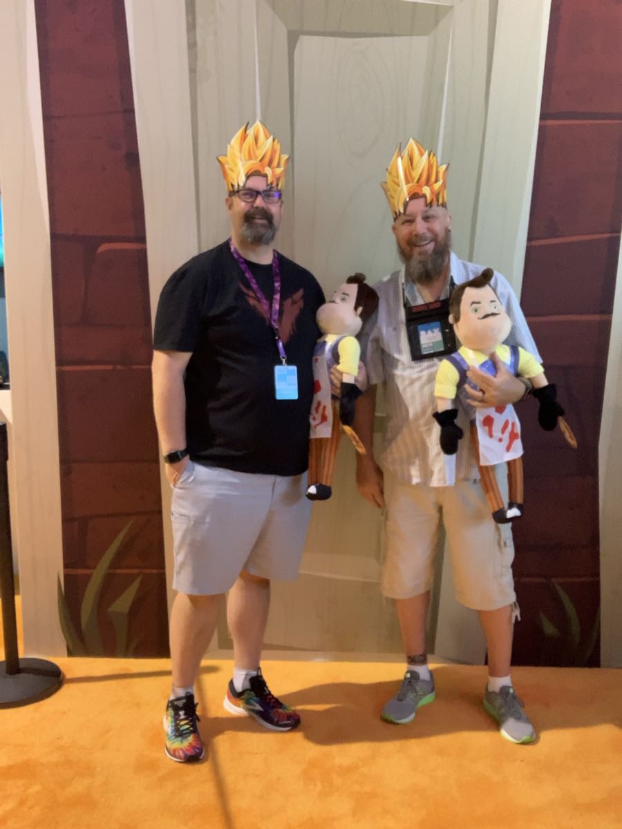 Hanging with my buddies, as one does.  #PAXWest2019 #secretneighborpax