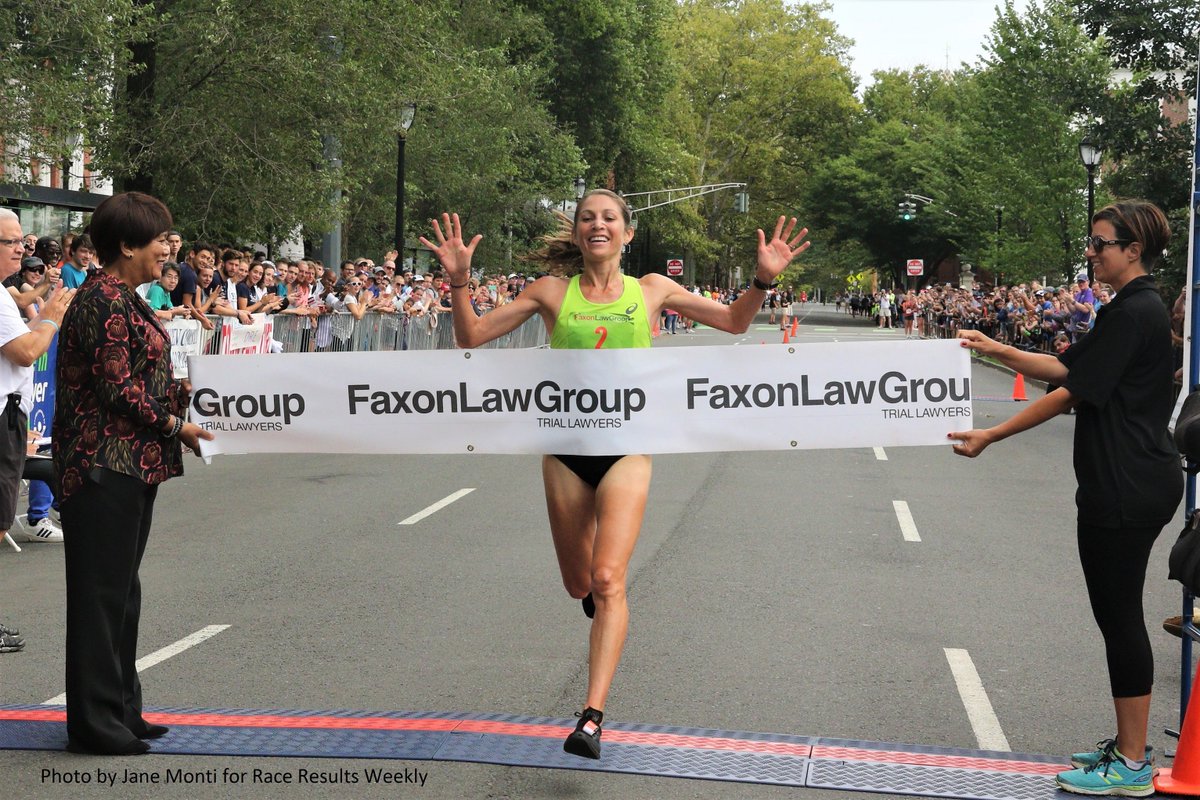 With her #USATF20K victory today, @SaraHall3 has now won 9 @usatf titles, from the mile to the marathon: Road Mile: 2011 5-K: 2006 10-K: 2019 10 Miles: 2017, 2018 20-K: 2018, 2019 Marathon: 2017 Cross Country: 2012 📷by @JaneMonti1 for Race Results Weekly #RRW