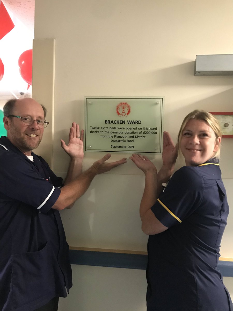 sharonraymond50's tweet photo. Bracken’s extension opening ceremony. A huge thank you to the PDLF for raising enough money for this to be possible #haemteam #dreamteam https://t.co/fX3lza3xJq