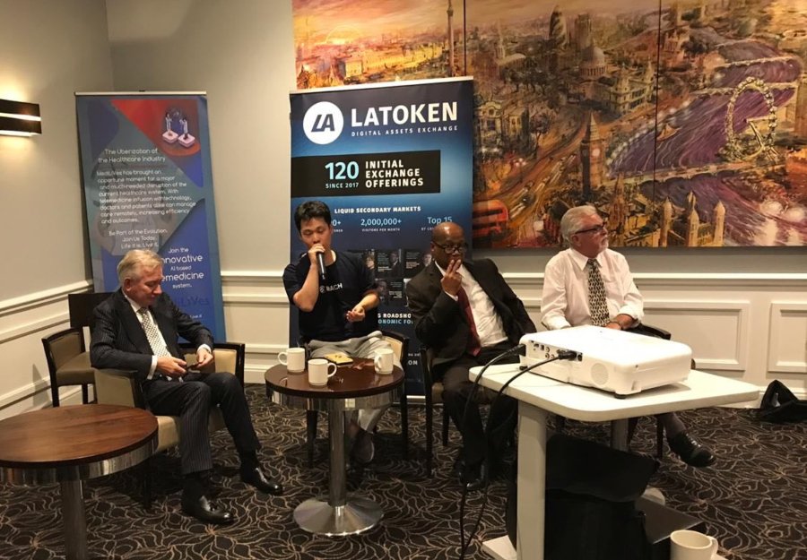 Latoken_cex's tweet image. #LATOKEN Investors' Reception is now live in London. Over 60 VC/blockchain funds and startups gathered to discuss future capital market, fundraising, and strategy. More details and photos to come!