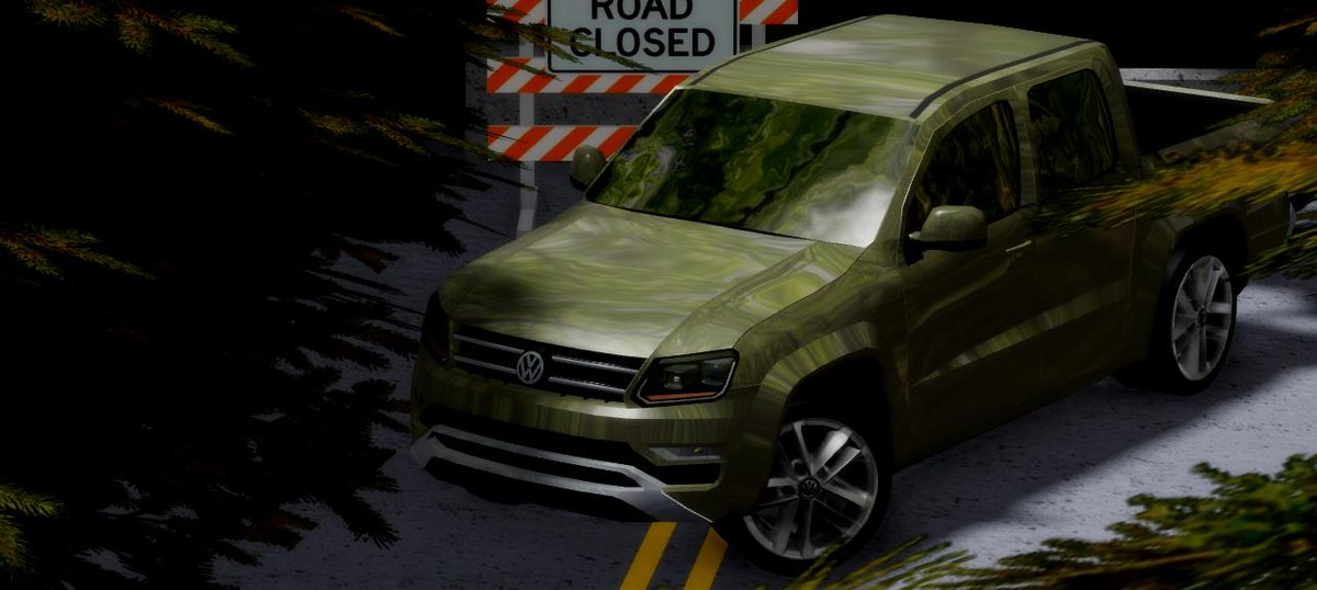 It's ready to pass even the hardest obstacles , and it doesn't even bother him. The new Volkswagen Amarok. #Blender3d #RobloxDev