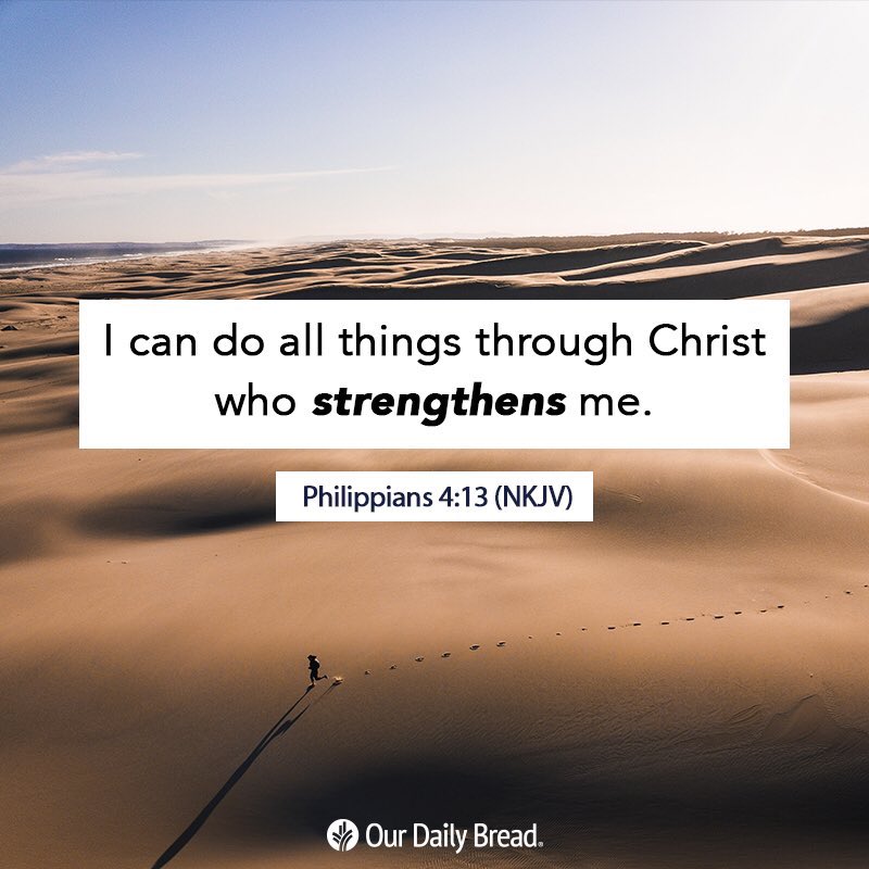 HisChild77777's tweet photo. I can do all things through Christ who strengthens me.

Philippians 4:13 https://t.co/CrUxVDT75V
