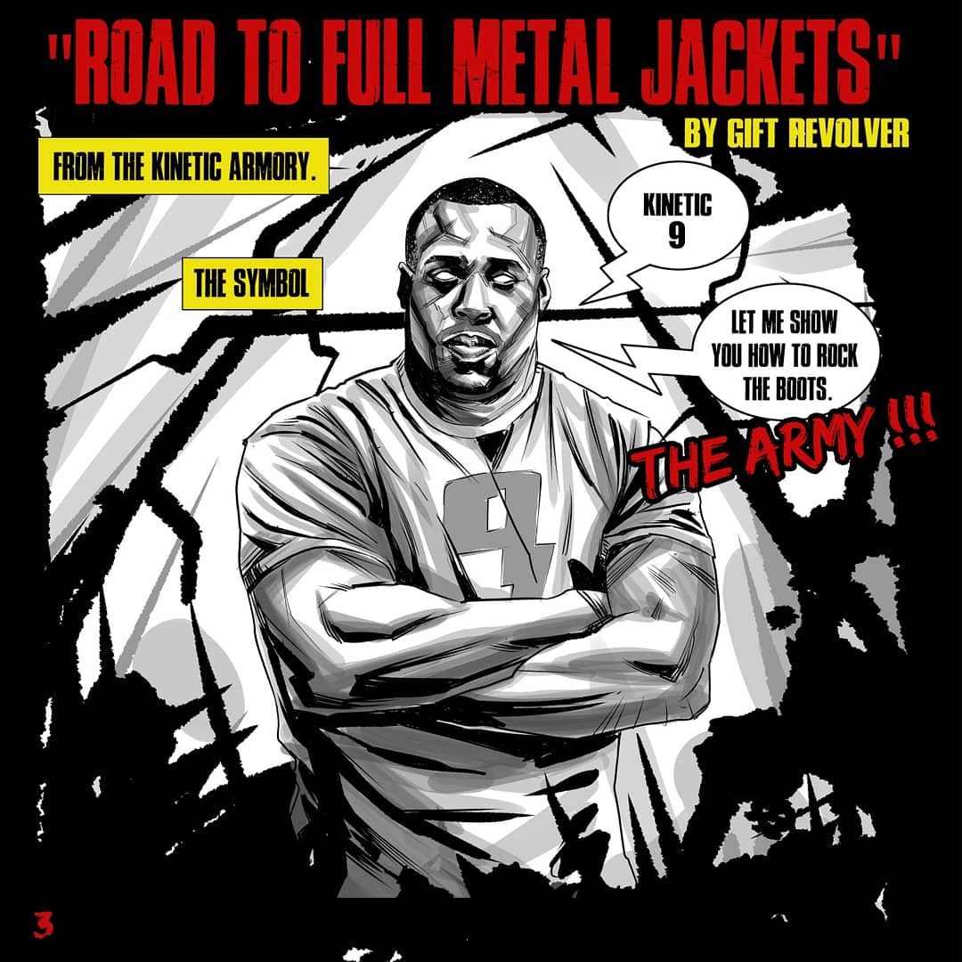 GR_COMIC's tweet photo. "Road to full Metal Jackets" part4 Islord aka Thief of Baghdad
By Gift Revolver
KILLARMY "Musical Terrorist" single available on tunes now!
follow π
@KILLARMY411
#killarmy #wutang #killabeez #9thprince #kinetic9 #islord #shogunassason #killasin https://t.co/7uykZvKN4g
