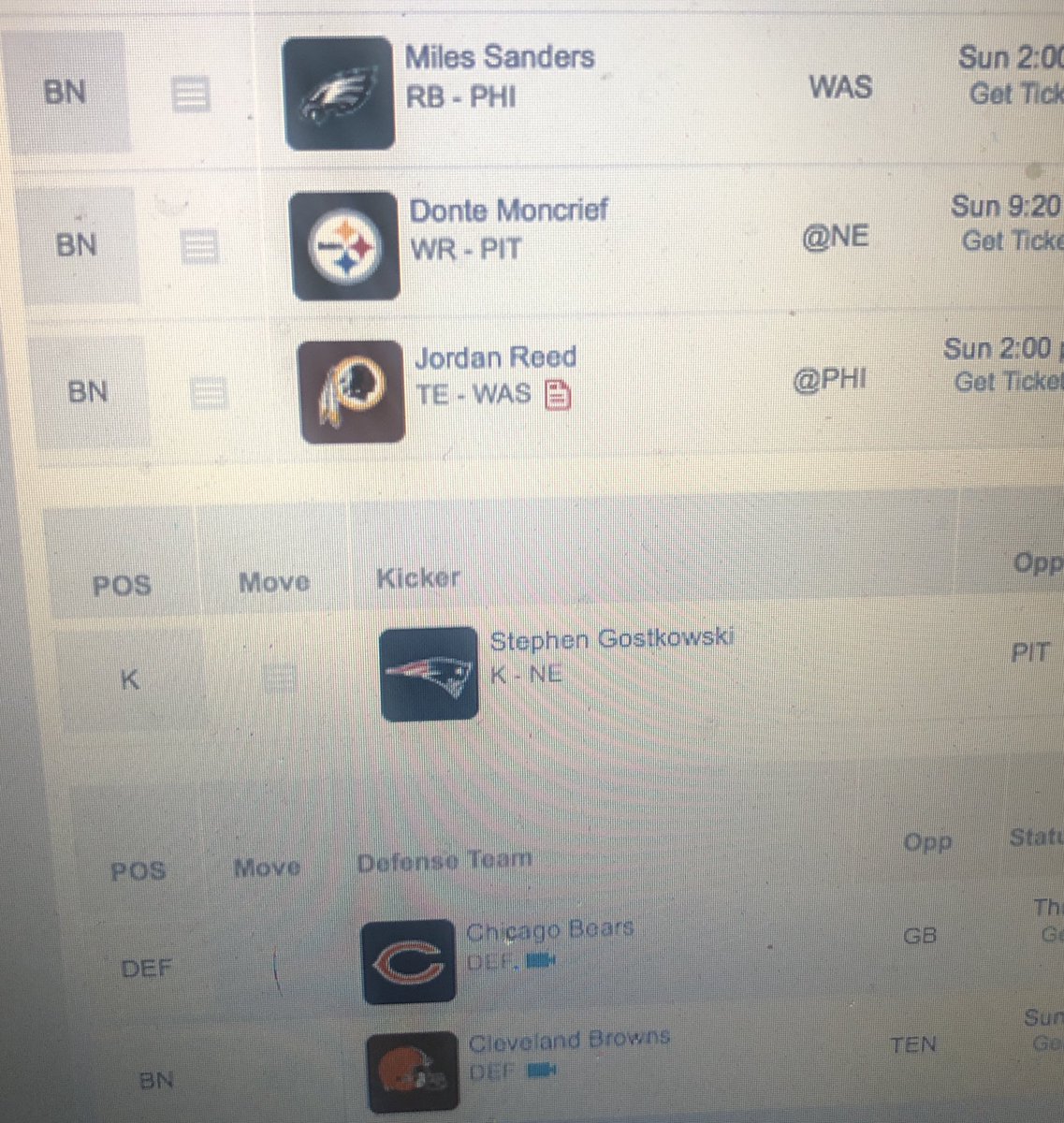 patterso2's tweet photo. @NFLFantasy @NFLFantasy set me up for victory @heykayadams https://t.co/fnkSYmGPlj