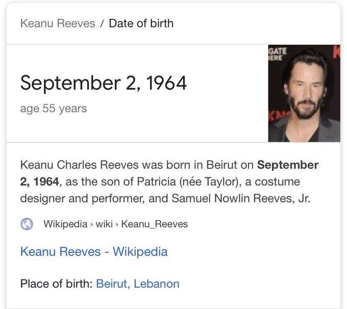 Keanu Reeves’s Birthday Celebration | HappyBday.to