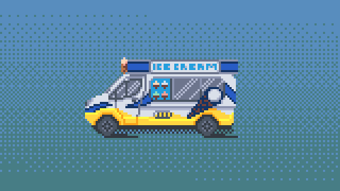 pixelizabethh's tweet photo. fast  #IceCreamVan for  #pixel_dailies before sleep
@Pixel_Dailies  #dailyart https://t.co/jXnEMcnJwj