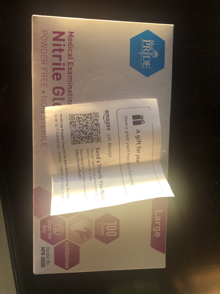mwright3488's tweet photo. Kira Galloway I don’t know you but I thank you so much for the thoughtful gift! #clearthelist https://t.co/0zbGQmvkCy https://t.co/sEc7W76tl3