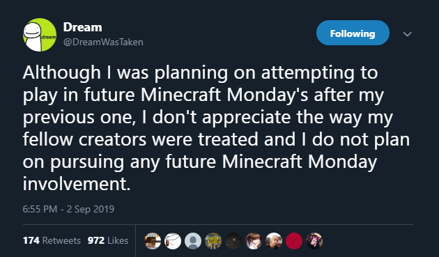 ramdroids's tweet photo. collection of mcyters dropping out of minecraft monday! keep them coming! https://t.co/BAYnSp8PkT