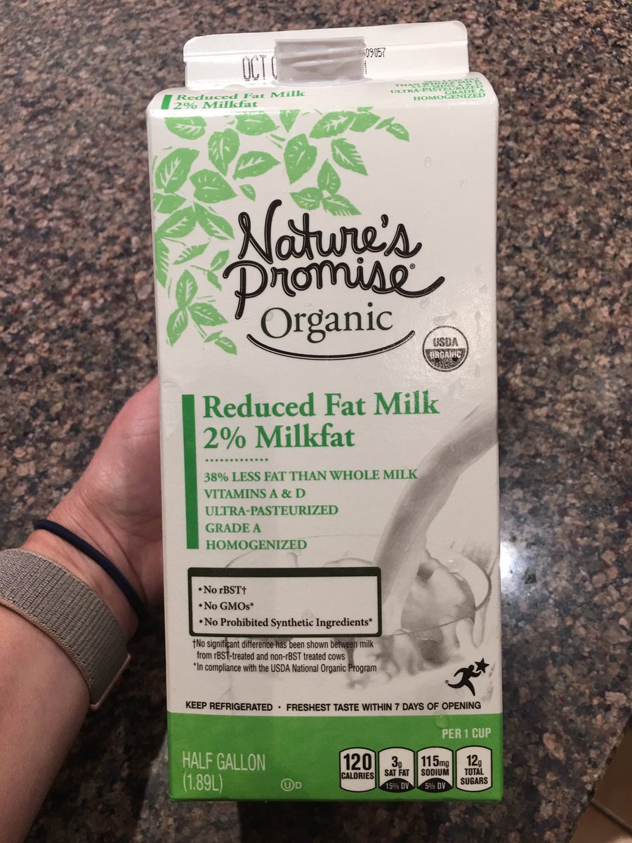 Kirae223's tweet photo. So much for organic milk being a safe and healthy choice for my kids! @StopandShop please explain why this is in my daughter’s glass of milk?! https://t.co/oYgdqTqRQ3