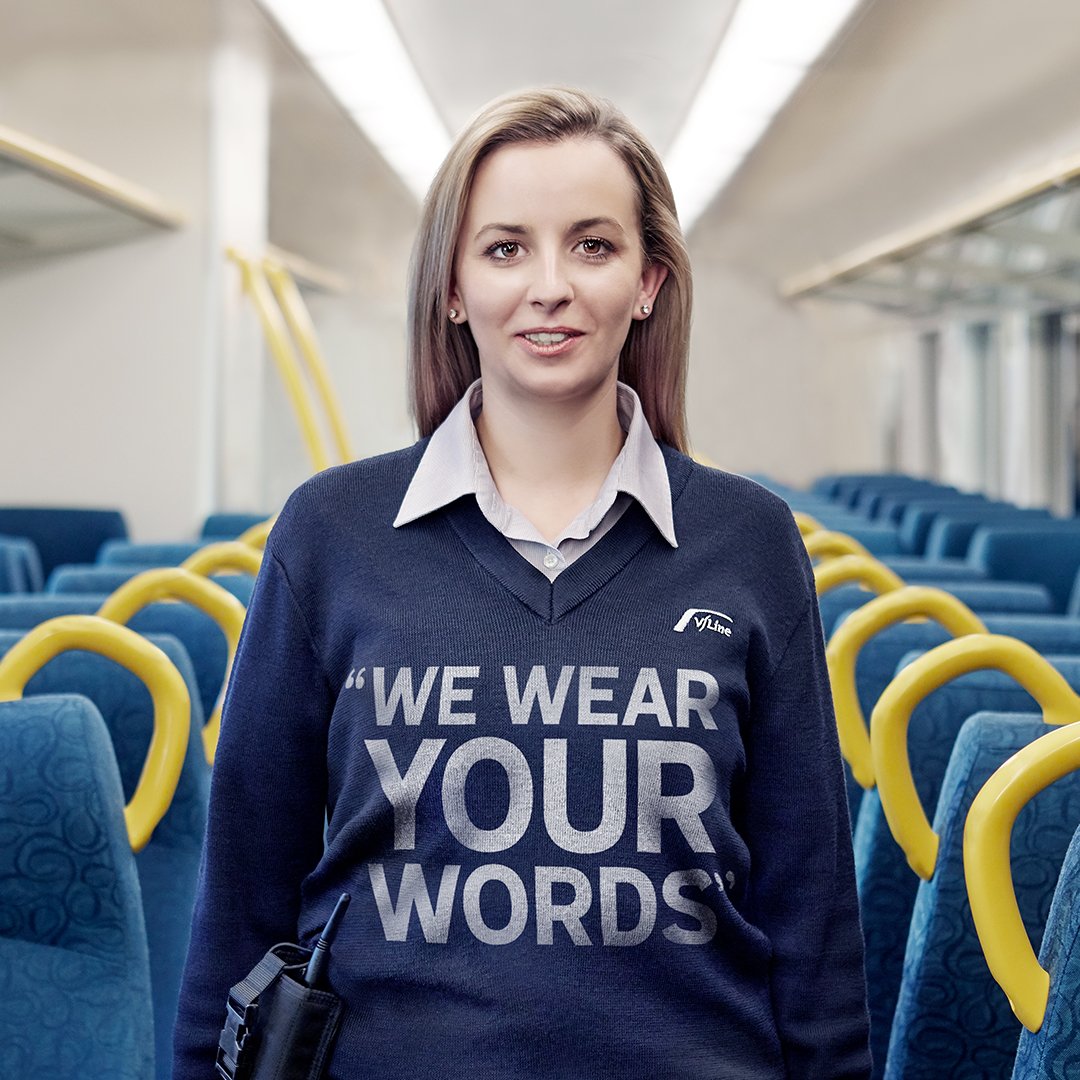 vline_geelong's tweet image. Our staff are there to help make your journey pleasant and the things you say and way you act can have a lasting impact. Choose to be kind because we wear your words long after your journey ends.