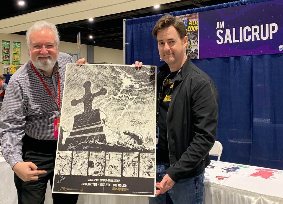 GeekToMeRadio's tweet image. Our 150th show is all about #comicbooks!! We have interviews w/ #SpiderMan book editor @JimSalicrup, #Deadpool co-creator @FabianNicieza and prolific writer on #KingdomCome #TheFlash, #Daredevil, #CaptainAmerica, #Superman &amp;amp; so many more @MarkWaid!!!
.
podomatic.com/podcasts/geekt…