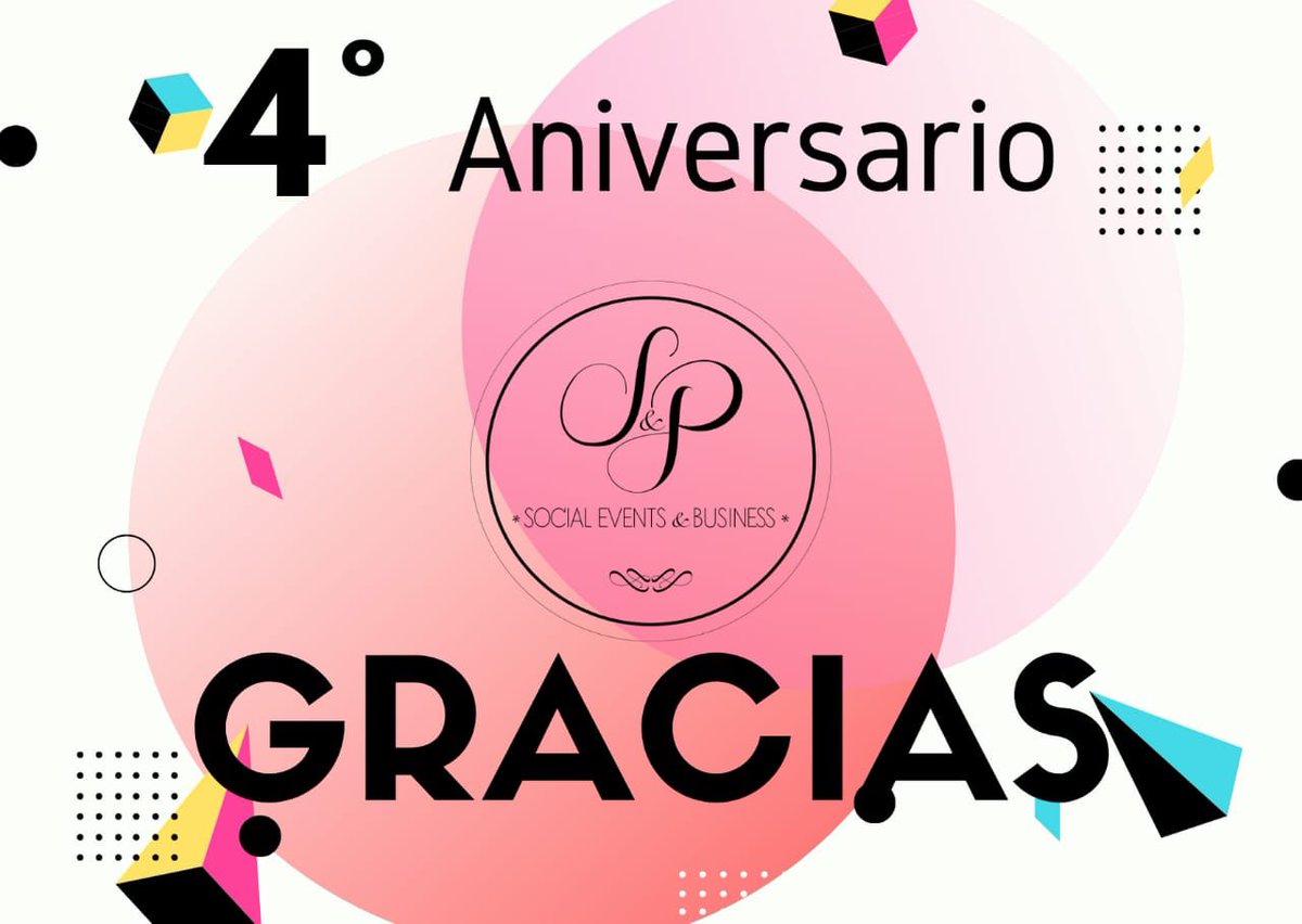 SocialEventsSP's tweet photo. Estamos de fiesta🎊🥳 festejando nuestro cuarto aniversario #sptips #spmoments #spevents #aniversario https://t.co/QFVmAB7lLz