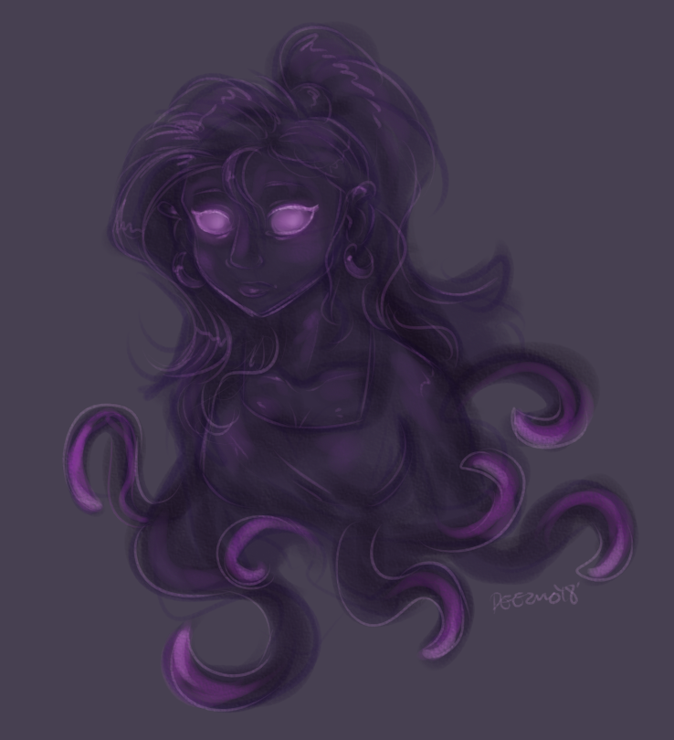 Deezm0's tweet image. I know #voidtember is all velfs, but I don't have one and I don't think I'll draw anything new.. So here's Nymrina in her rarely seen shadowy self. 
From newest to oldest :3c
💜💜💜💜🖤🖤🖤🖤💜💜💜💜💜