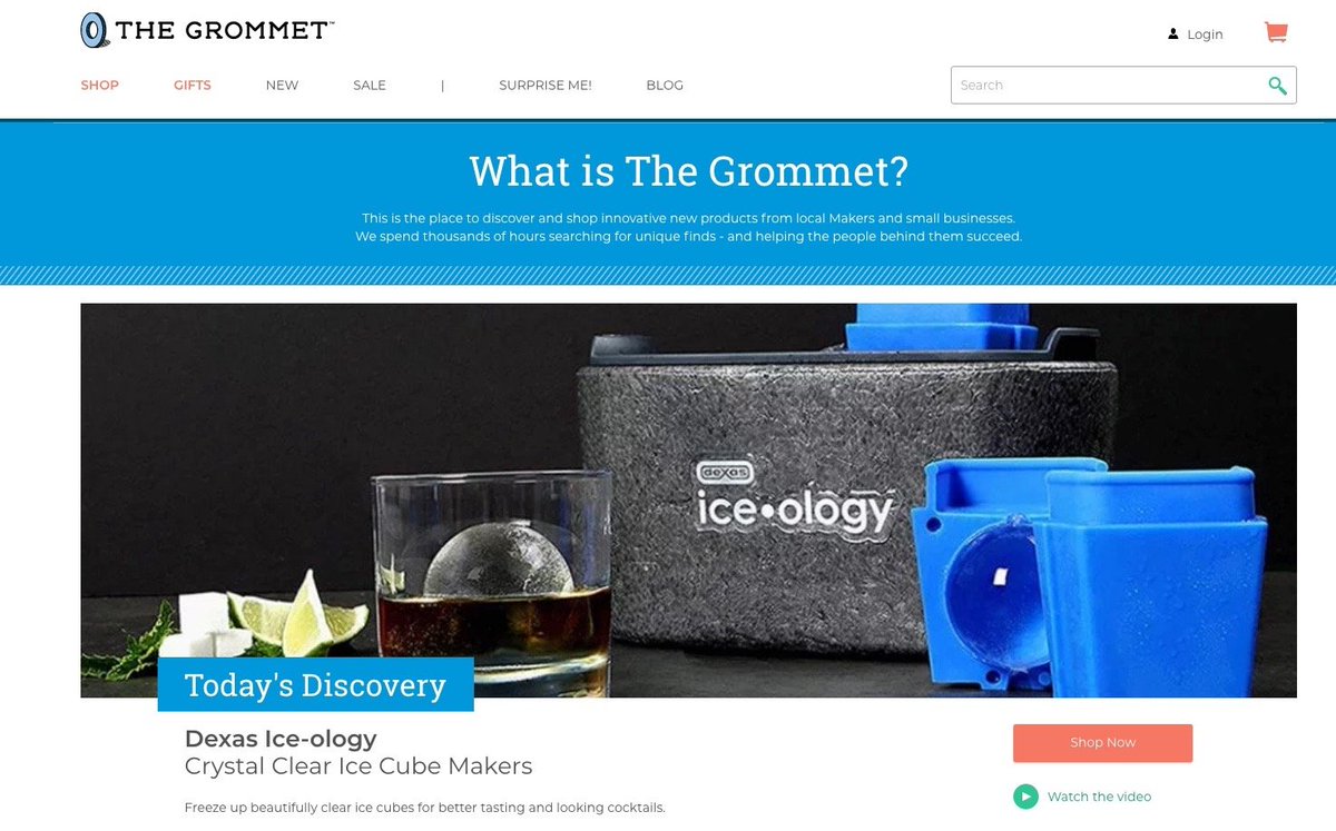 dexasintl's tweet photo. Check out "Today's Discovery" on @TheGrommet! ice•ology by Dexas elevates any beverage or cocktail with crystal clear ice! #iceology #clearice #thegrommet #cocktails #happyhour #DexasbyDesign #craftcocktails #drinkstagram https://t.co/isD6ub25fJ https://t.co/PHyfIANnXg
