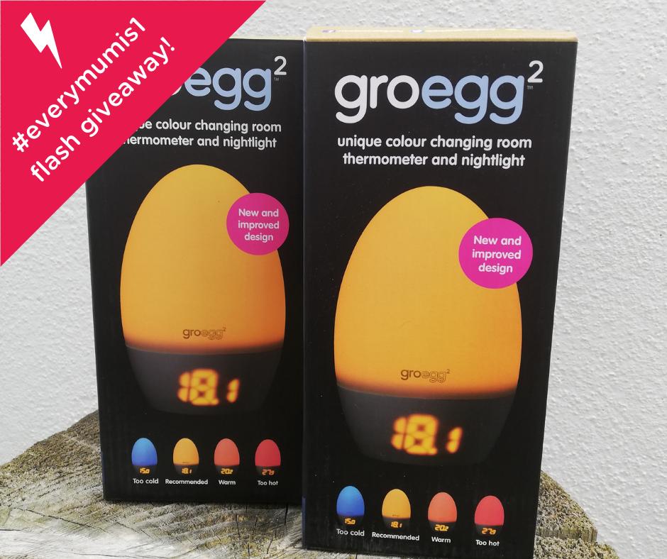 groegg 2 room thermometer and nightlight