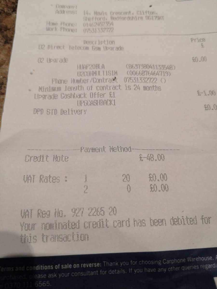 nicolabates84's tweet photo. @O2 @CPWTweets I've been waiting since January for my 'credit note'. It's now September and still no sign despite chasing!! Was told by you at the time I took out the contract that I would be sent this in the form of a cheque, and I'm still waiting!! 😩 https://t.co/fjweRha824