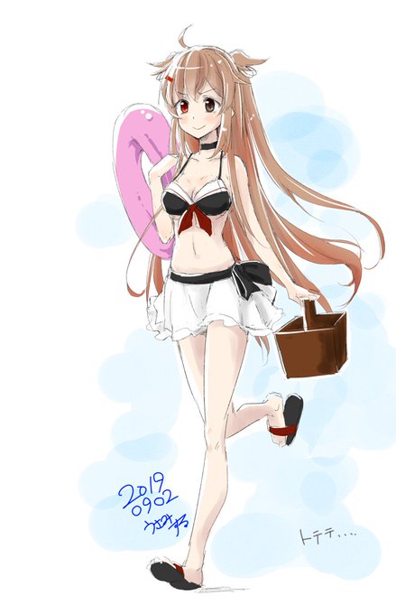 #艦これ版深夜の真剣お絵描き60分一本勝負
#艦これ版真剣お絵描き60分一本勝負_20190902
#村雨 