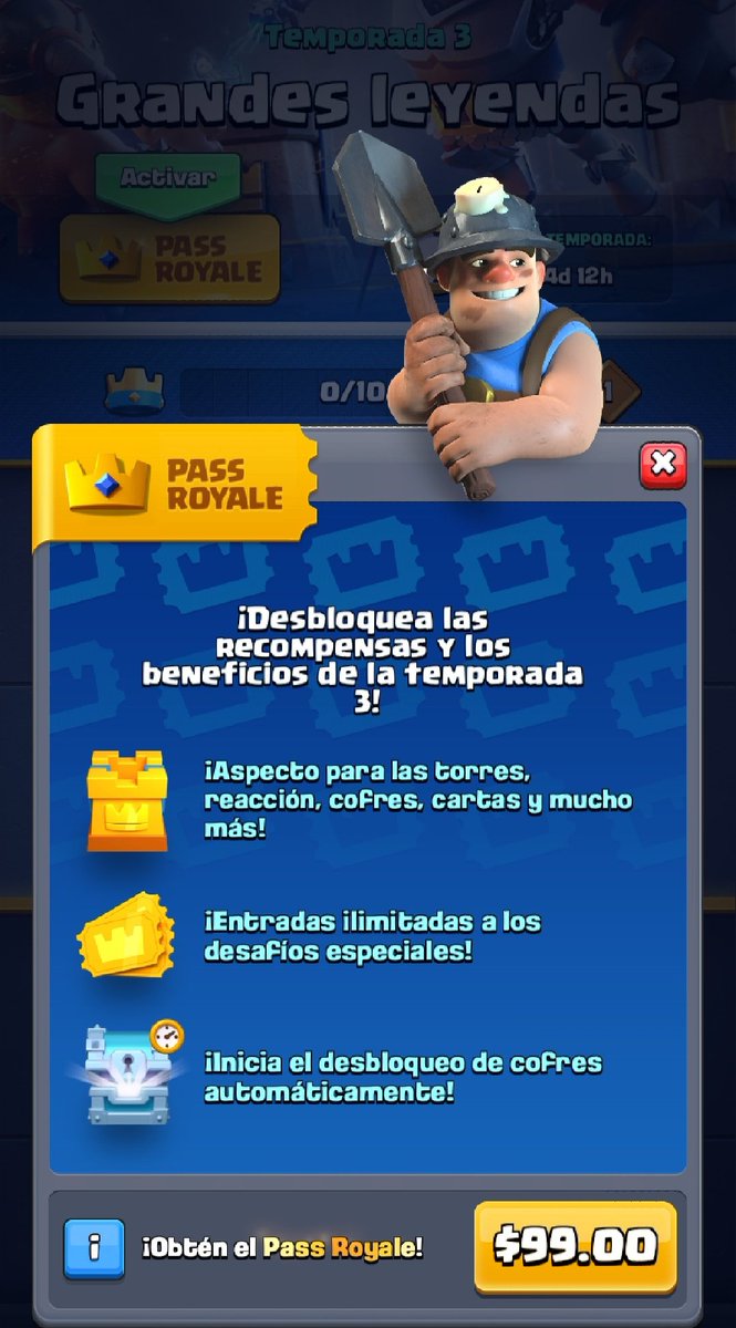 🤑SORTEO 2 PASES ROYALE TEMPORADA 3🤑

✨DINÁMICA✨
- SEGUIR A 
@mafertejeda17 🎀
@JsecTm 🎮
- DAR RT🔄
- ETIQUETAR A UN AMIGO✌🏻

GANADORES EL DÍA VIERNES❤️
SUERTE A TODOS☘️