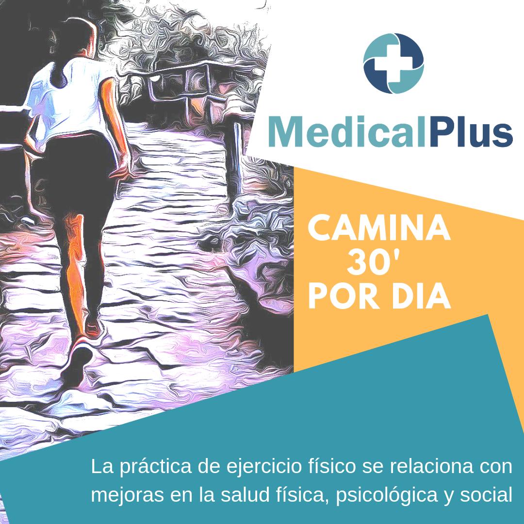 Plus411's tweet image. La práctica de ejercicio físico se relaciona con mejoras en la salud física, psicológica y social, por eso te recomendamos caminar al menos entre 20 o 30 minutos al día.